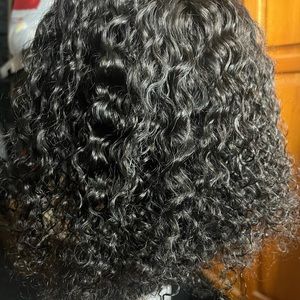 Curly 14 “ Inch Headband Wig 100% Human Hair 💖